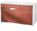Vladon Schuhschrank, Bordeaux, Holzwerkstoff, 85x50x33 cm, Garderobe,