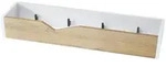 Vladon Garderobenpaneel, Eiche, Holzwerkstoff, 83.5x12.5x21 cm, Garderobe,
