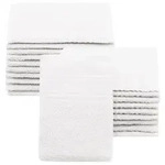 Zollner Waschhandschuh,, Wei&szlig;, Naturmaterialien, 16x22 cm, Badtextilien,...