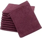 Zollner Waschhandschuh,, Brombeere, Textil, 16x21 cm, Oeko-Tex&reg; Standard 100,