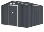 Hattoro Ger&auml;tehaus, Grau, Metall, 277x193x259 cm, Aufbewahrung & Schutzh&uuml;llen,