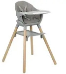 Kikka boo Hochstuhl, Grau, Kunststoff, 57x90x62 cm, Babym&ouml;bel, Hochst&uuml;hle &