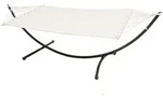 Amanka Doppel-H&auml;ngematte, Beige, Metall, Rechteckig, 100x90x300 cm, Gartenm&ouml;bel,