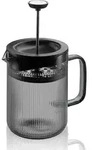 Gefu Kaffeebereiter Christiano, Grau, Schwarz, Silber, Metall, Kunststoff, Glas,