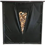 Quick Star Wetterschutz, Schwarz, Textil, 185x185x1 cm, Kleinm&ouml;bel, Kamine &
