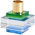 Gift Company Kerzenhalter, Gr&uuml;n, Glas, 10x10x10 cm, Dekoration, Kerzen &...