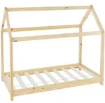 Ml-Design Kinderbett, Natur, Holz, Kiefer, Rechteckig, 70x140 cm, Kinder- &