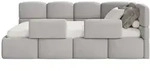 Selsey Kinderbett, Hellgrau, Kunststoff, 1-Sitzer, 120x200 cm, Kinder- &
