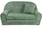 Fortisline Kindersofa, Hellgr&uuml;n, Textil, Uni, Rund, 78x45x104 cm, Oeko-Tex&reg;