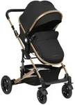 Kikka boo Kombikinderwagen, Schwarz, Metall, 50x107x86 cm, unisex, Baby on Tour,