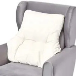 Homescapes R&uuml;ckenkissen, Creme, Textil, F&uuml;llung: Polyester, 68x15 cm,...