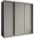 Masseno Schwebet&uuml;renschrank, Graphit, Holzwerkstoff, 9 F&auml;cher, 4 Schubladen,