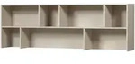 Livetastic Aufsatzschrank New Gravure, Beige, Holz, Kiefer, 4 F&auml;cher, 200x65x30 cm,