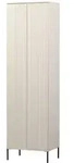 Livetastic Garderobenschrank Gravure, Grau, Metall, Kiefer, 3 F&auml;cher, 1 Schublade(n)