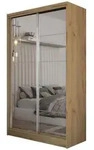 Masseno Schwebet&uuml;renschrank, Eiche Artisan, Holzwerkstoff, 5 F&auml;cher,...