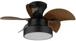 Globo Deckenleuchte Kari, Metall, Kunststoff, 130 mm, 27 cm, CE, Fernbedienung,