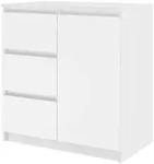 CDF Kommode, Wei&szlig;, Holzwerkstoff, 80x75x40 cm, Wohnzimmer, Kommoden & Sideboards,