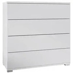 Vladon Kommode, Wei&szlig;, Holzwerkstoff, 76x76x35 cm, Wohnzimmer, Kommoden &...