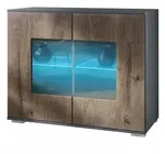 Vladon Kommode, Alteiche, Holzwerkstoff, 92.5x75.5x35 cm, Wohnzimmer, Kommoden &