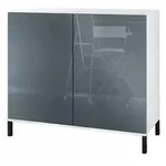 Vladon Kommode, Grau, Holzwerkstoff, 92.5x83.5x35 cm, Wohnzimmer, Kommoden &