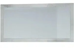 Vladon Spiegel, Hellgrau, Holzwerkstoff, Rechteckig, 110x52x2 cm, Spiegel,