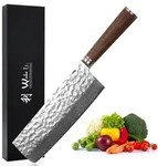 Wakoli Nakirimesser, Nussbaum, Holz, Metall, Echtholz, 36 cm, Kochen, K&uuml;chenmesser,