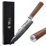 Wakoli Chefmesser, Braun, Metall, Echtholz,Nussbaum, 34 cm, Kochen, K&uuml;chenmesser
