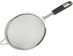 Chefkoch+Fackelmann K&uuml;chensieb Bonn, Grau, Gr&uuml;n, Metall, Kunststoff, 20 cm,