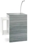 Vladon Nachttisch, Anthrazit, Holzwerkstoff, 60x63x36 cm, Schlafzimmer,...