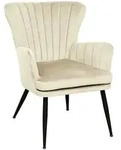 Svita Sessel, Wei&szlig;, Textil, 64x85x66 cm, Wohnzimmer, Sessel, Polstersessel