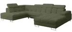 Altdecor Wohnlandschaft, Smaragdgr&uuml;n, Textil, 5-Sitzer, 345x79x203 cm, Wohnzimmer,