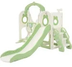 Joyz Kinderrutsche, Gr&uuml;n, Kunststoff, Freiform, 122x105x176 cm, unisex, Outdoor