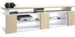 Vladon Lowboard, Eiche San Remo, Holzwerkstoff, 138.5x39x39 cm, Wohnzimmer,