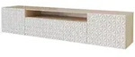 Altdecor Lowboard, Wei&szlig;, Holzwerkstoff, Rechteckig, 200x40x41 cm, Wohnzimmer,