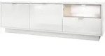 Vladon Lowboard, Silbereichen, Holzwerkstoff, 153x48x37 cm, Wohnzimmer,...