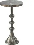 Livetastic Beistelltisch, Silber, Metall, rund, S&auml;ule, 30x56x30 cm, einfacher