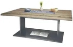 Vladon Couchtisch, Alteiche, Holzwerkstoff, 102x40x67.5 cm, Wohnzimmer,
