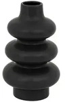 Atmosphera Createur d ́interieur Vase, Schwarz, Keramik, 25 cm, Dekoration,...