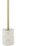 Wenko Wc-B&uuml;rstengarnitur Montalfano, Wei&szlig;, Beige, Metall, 10x37x10 cm,...