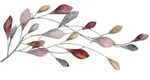 Mid.you Wanddeko, Mehrfarbig, Rot, Metall, 71.5x18x6 cm, Dekoration, Skulpturen &