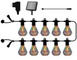 Lichterkette Living, Transparent, Schwarz, Kunststoff, 300 cm, Lampen &...