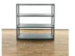 Proregal Kunststoffregal, Grau, Kunststoff, 140x138x46 cm, Freizeit, Heimwerken,