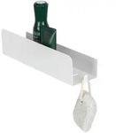 M&ouml;max Duschablage, Wei&szlig;, Metall, eckig, 30.5x8x8.5 cm, Badaccessoires,