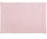 MSV Badematte, Rosa, Textil, Uni, rechteckig, 50x80 cm, Badtextilien, Badematten