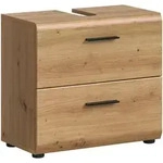 Mid.you Waschbeckenunterschrank, Eiche Artisan, Kunststoff, Holzoptik, 2 Schublade(n)