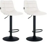 CLP Barhocker, Wei&szlig;, Metall, 43x87x46.5 cm, Esszimmer, Barm&ouml;bel, Barhocker
