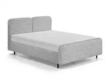 Beautysofa Polsterbett, Hellgrau, Textil, 180x200 cm, Schlafzimmer, Betten,