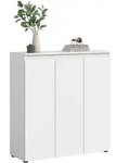 Livetastic Schuhschrank, Wei&szlig;, Kunststoff, 8 F&auml;cher, 105x111x37 cm, FSC Mix,