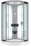 AcquaVapore by Sandra Jentho Fertigdusche, Wei&szlig;, Glas, Kunststoff, Metall,