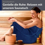 Lashuma Saunatuch, Dunkelblau, Textil, Uni, Rechteckig, 80x220 cm, unisex,...
